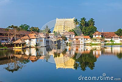 Sri Padmanabhaswamy temple in Trivandrum Kerala India Stock Photo