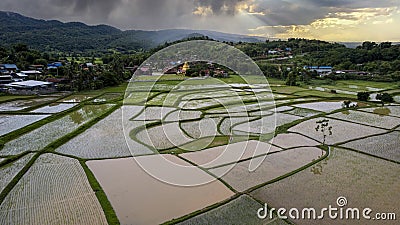 Sri Pho Chai Temple. It is one of the most beautiful temples in Loei province. and take beautiful photos. Na Haeo District, Loei Stock Photo