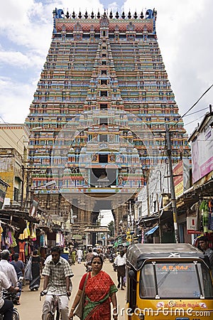 Srirangam - Tamil Nadu - India Editorial Stock Photo