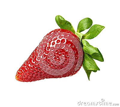 srtawberry red fruit fresh berry food ripe organic juicy sweet freshness Stock Photo