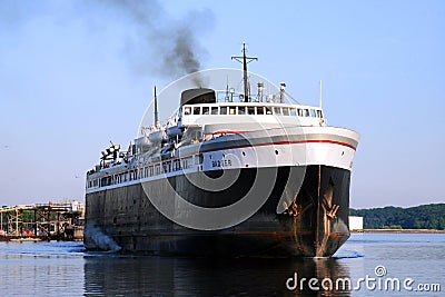 SS Badger Car Ferry Editorial Stock Photo