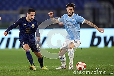 SS Lazio vs FC Porto: Knockout Round Play-Offs Leg One - UEFA Europa League ROME 24.02.2022 Editorial Stock Photo