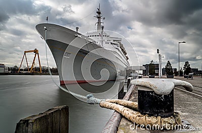 SS Rotterdam Editorial Stock Photo