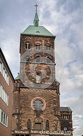 St. Adalbert church, Aachen, Germany Stock Photo