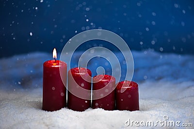 1st Advent Stock Photo