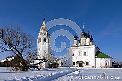 St. Alexander Monastery in Suzdal Stock Photo