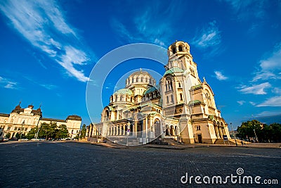 The St. Alexander Nevsky Cathedral Stock Photo