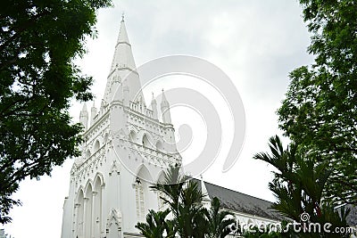 St Andrew's Cathedral, Singapore Stock Photo