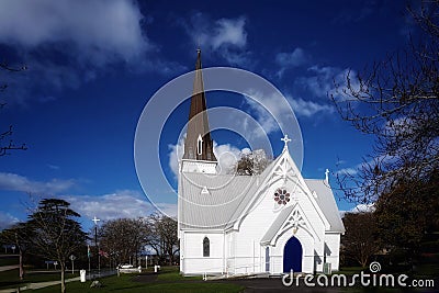 St Andrews Church Cambridge New Zealand NZ Stock Photo