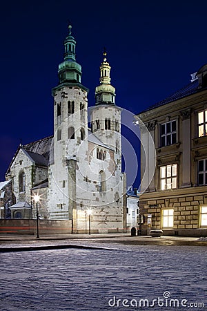 St Andrews Church - Krakow - Poland Editorial Stock Photo