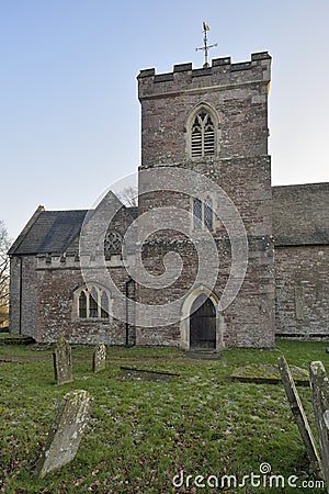 St Andrews Church, Woolaston Stock Photo