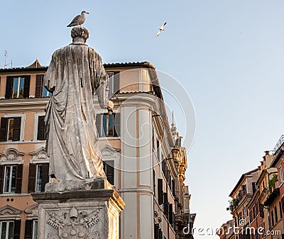 St Angelo statue in Rome. Italy Stock Photo