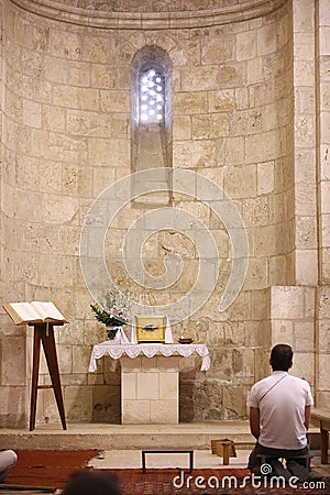 Faith and spirituality. Catholic church Editorial Stock Photo