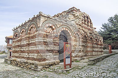 St. Archangels Michail and Gabriel Church in old Nessebar , Bulgaria Stock Photo