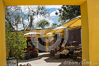 The old Town of St Augustine Florida USA is filled with cafes,art galleries and history Editorial Stock Photo