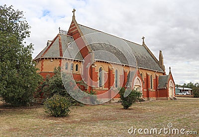 St Augustines Church of England Anglican Church was built in 1864 and classified by the National Trust in 1973 Editorial Stock Photo