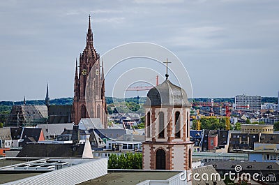 St Bartholomaeus Dom cathedral in Frankfurt am Main, Germany Editorial Stock Photo