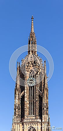 St Bartholomaus Frankfurt Dome Stock Photo