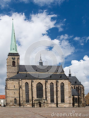 St. Bartholomeus cathedral Stock Photo