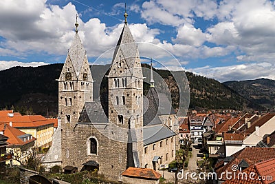 St. Bartholomew Church in Friesach Stock Photo