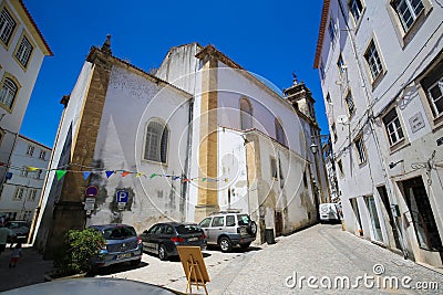 St Bartolommeo Church in Coimbra, Portugal Editorial Stock Photo