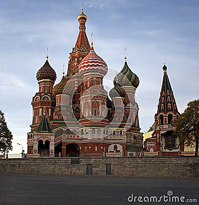 St. Basil Cathedral in Moscow, Russia Stock Photo