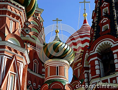 St. Basil Cathedral, Moscow,Russia Stock Photo