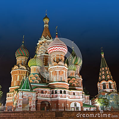 St Basil Cathedral, Red Square, Moscow Stock Photo