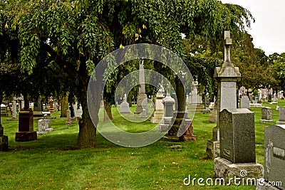 Old Cemetery of St. Boniface in Chicago18 Stock Photo