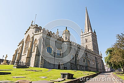 St. Columb`s Cathedral, Derry, Northern Ireland Stock Photo