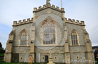 St. Columb`s Cathedral, Derry, Northern Ireland Stock Photo