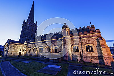 St. Columb's Cathedral in Derry Stock Photo