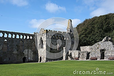 St Davids Bishops Palace Ruins Stock Photo