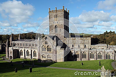 St Davids Cathedral Stock Photo