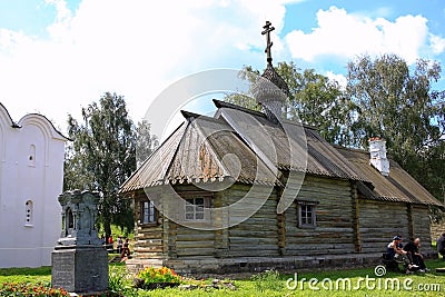 St. Dmitry Solunsky Church in Staraya Ladoga in Russia Editorial Stock Photo