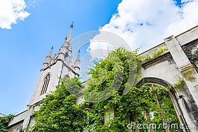 St. Dunstan-in-the-East Stock Photo