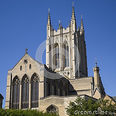 St. Edmundsbury Cathedral in Bury St. Edmunds Stock Photo