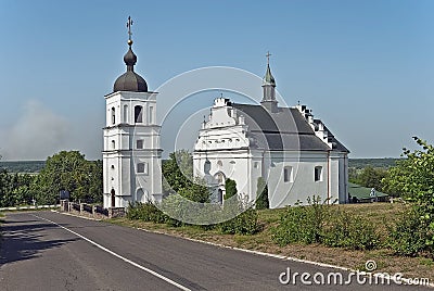 St. Elias Church in Subotiv village, Ukraine Stock Photo
