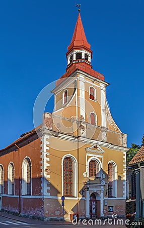 St. Elizabeth Church, Parnu. Estonia Stock Photo