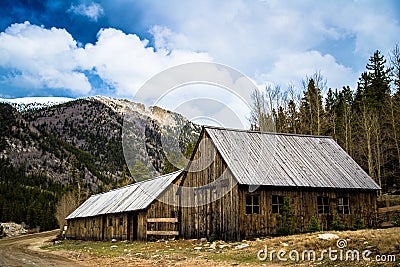 St Elmo Colorado Ghost Town Stock Photo