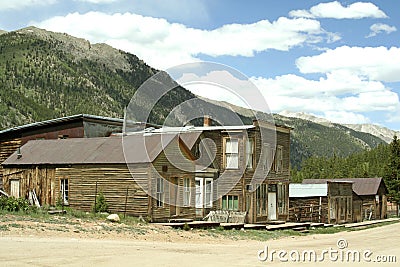 St. Elmo Ghost Town Stock Photo