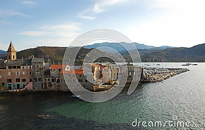 St Florent, Corsica Stock Photo