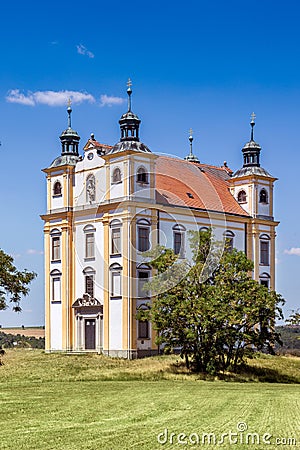 St Florian church, Moravsky Krumlov, Vysocina district, Czech republic, Europe Stock Photo