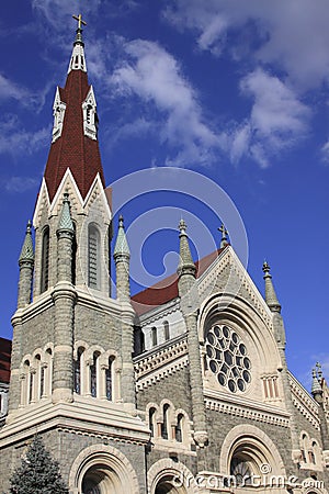 St. Francis Xavier Church, Philadelphia, PA Stock Photo