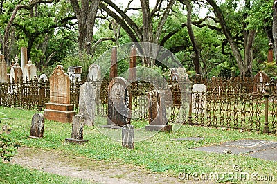 Tombs in St. Francisville Editorial Stock Photo
