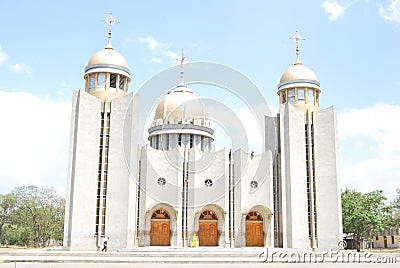 St Gabriel Church, Hawassa, Ethiopia Stock Photo
