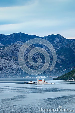 St George`s Island, Kotor, Montenegro Stock Photo