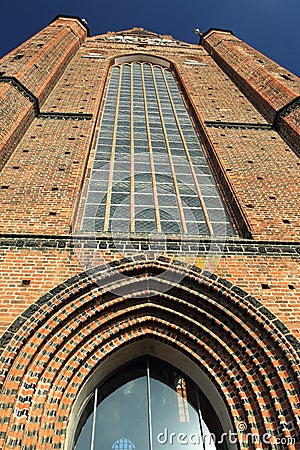 St. Georgen church in Wismar Stock Photo