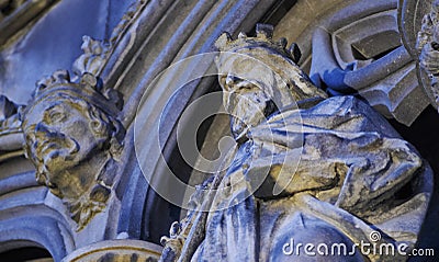 St Giles` Cathedral in Edinburgh Editorial Stock Photo