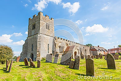 St Giles`s Church in Chesterton Editorial Stock Photo